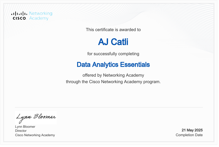 Data Analytics Essentials